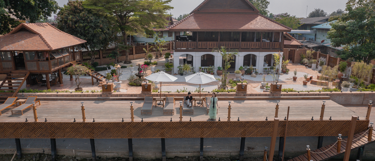 cover นอนรีสอร์ทริมน้ำครั้งแรกที่อยุธยา @Antika Oriental Riverside