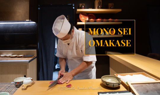 cover MonoSei Omakase โอมากาเสะ จัดเต็มคาราเบล ทั้งซูชิ ซาชิมิ ปลาสดตามฤดูกาล จานย่าง นึ่ง ทอดไปจนถึงเทมปุระคอร์ส