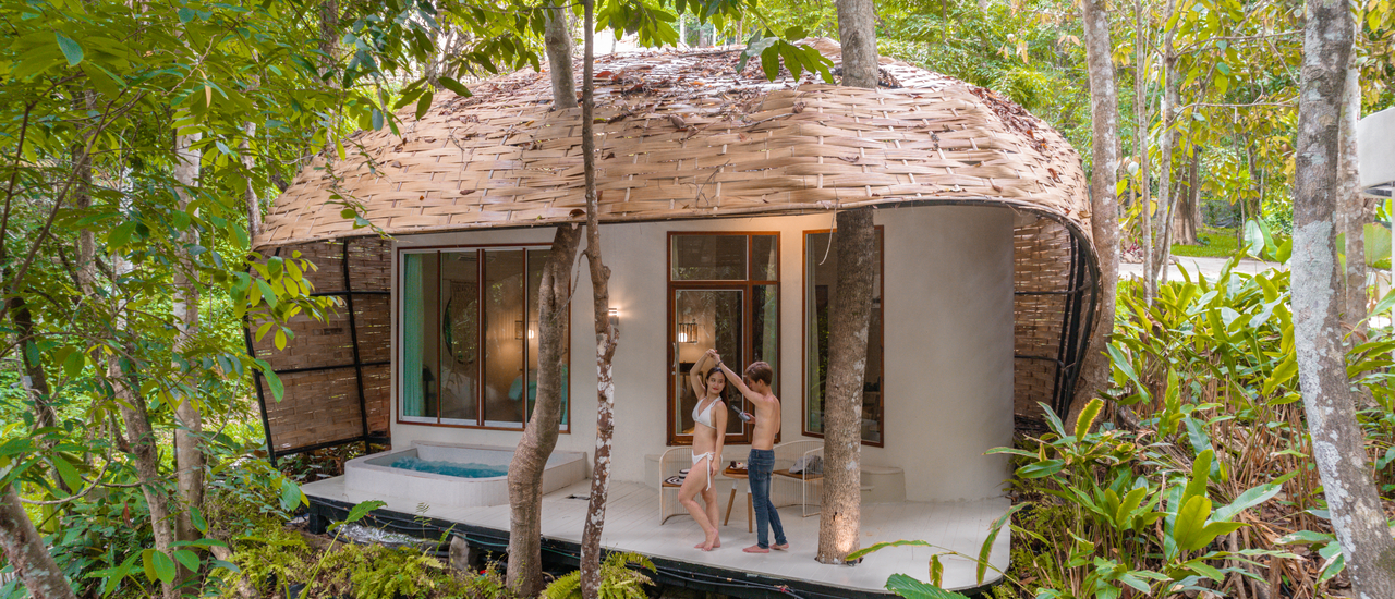 cover นอนบ้านไม้ไผ่บนรีสอร์ทแม่กำปอง @La Lanna