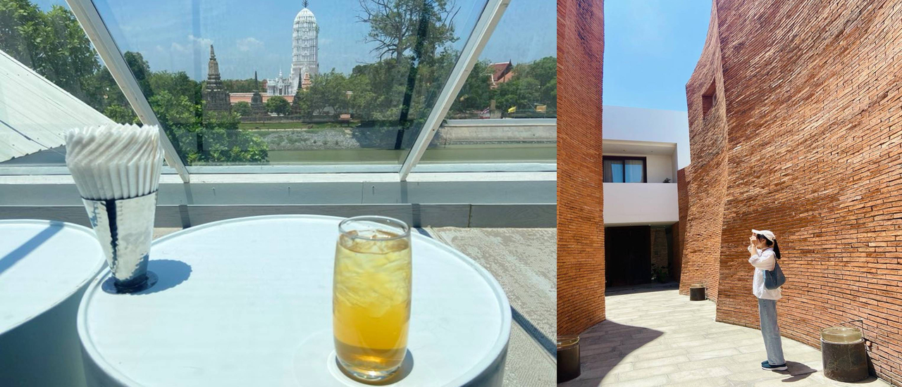 cover ท่องเที่ยววันเดย์ทริปใกล้กรุงเทพฯ ไหว้พระ, คาเฟ่ริมแม่น้ำเจ้าพระยา และเบเกอรี่สวยๆ ที่ จ.อยุธยา