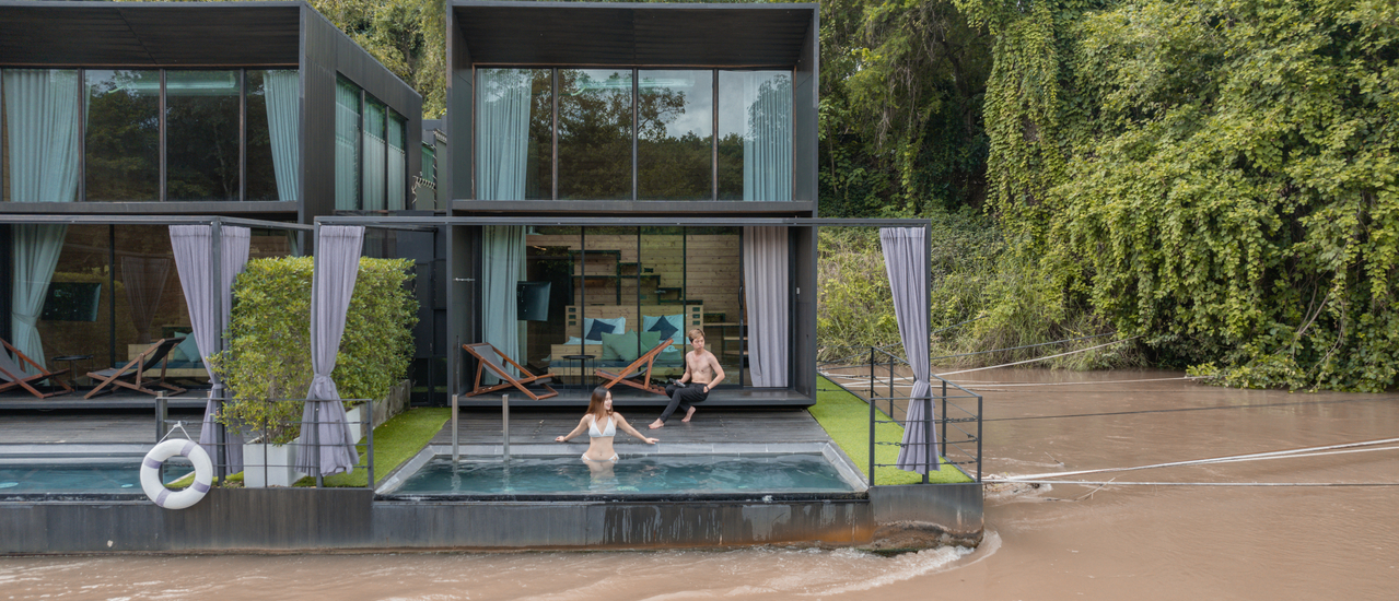 cover The Tryst River Kwai รีสอร์ทสุดฮิตติดริมแม่น้ำแคว