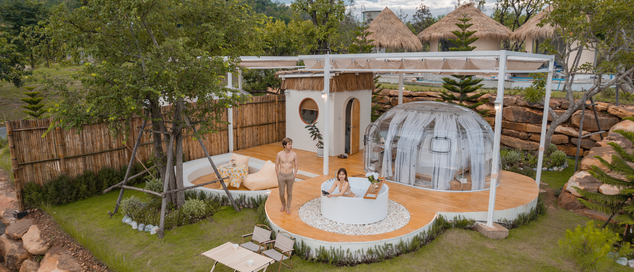 cover "หลงเขา เขาใหญ่" รีสอร์ทเปิดใหม่ เต้นท์โดมใส กลางหุบเขา