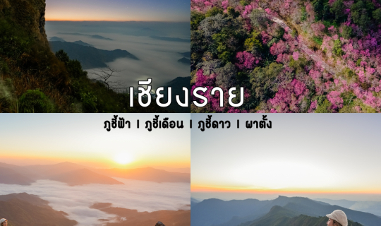 cover เที่ยว 3 ภู 1 ผา ตามหาพญาเสือโคร่ง เชียงราย 3 วัน 2  คืน