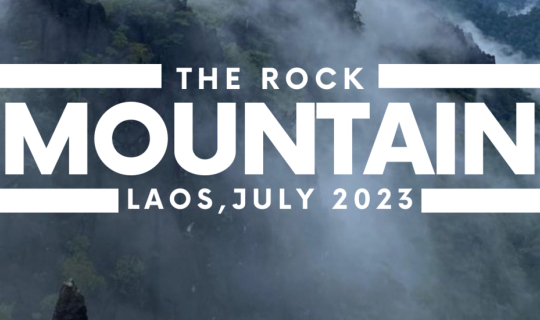 cover The Rock Mountain laos, โหนสลิง ภูผาม่าน สปป.ลาว