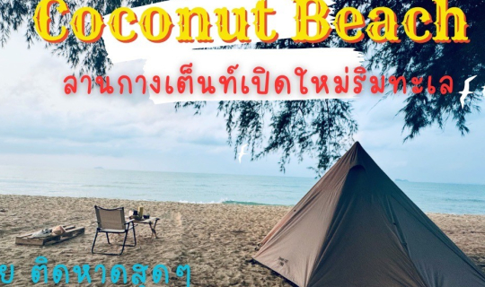 Cover Coconut Beach ลานกางเต็นท์เปิดใหม่ริมทะเลระยอง วิวสวยแบบตะโกน...