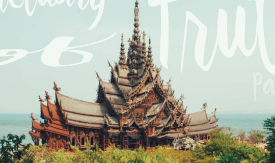 Cover 'The Sanctuary of Truth' The peaceful gorgeous wooden castle hidden ...