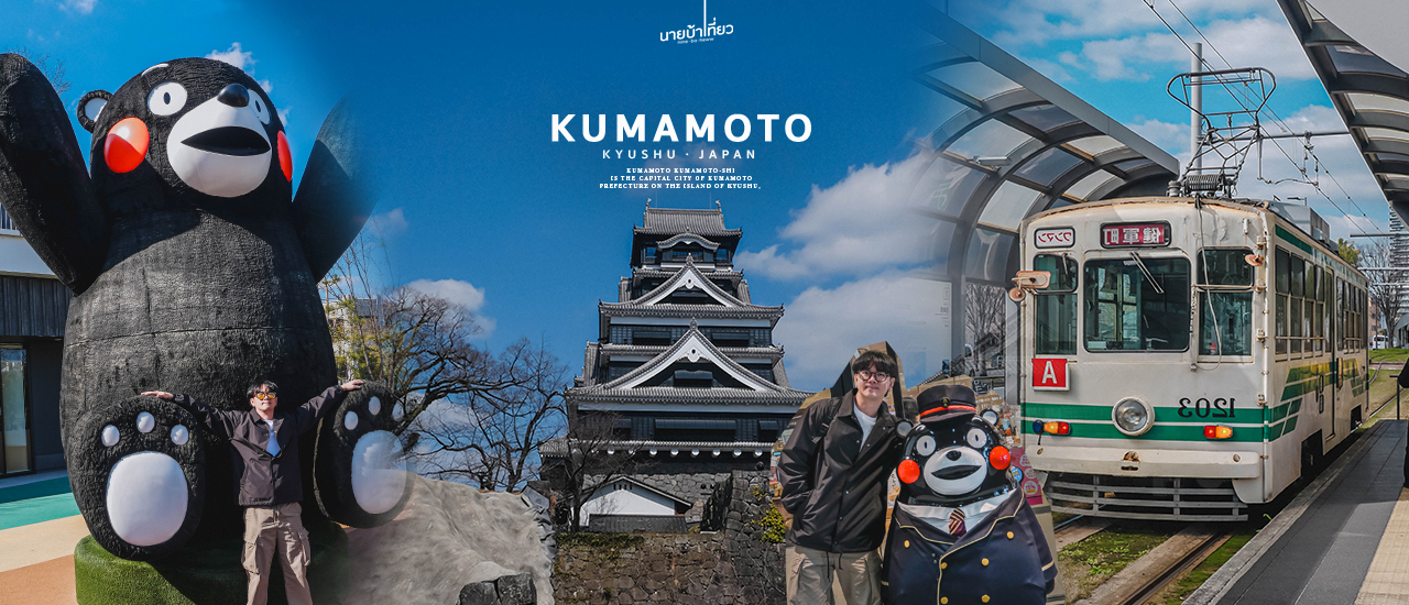 cover 🐻 ตามหาพี่หมีคุมะมง เมือง 𝐊𝐮𝐦𝐚𝐦𝐨𝐭𝐨 คิวชู 🖤