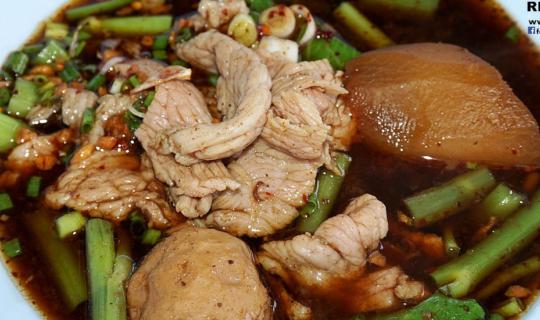 cover Boat Noodles at Jeh Nid @ Ayutthaya