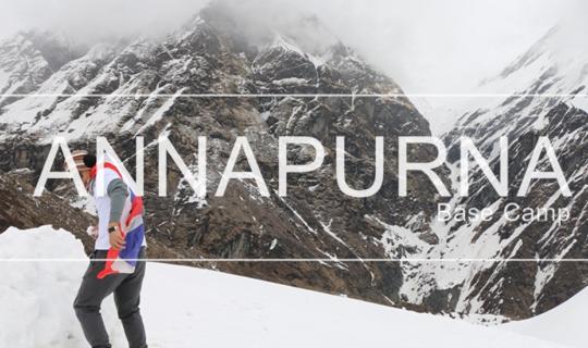 Cover ANNAPURNA BASE CAMP...