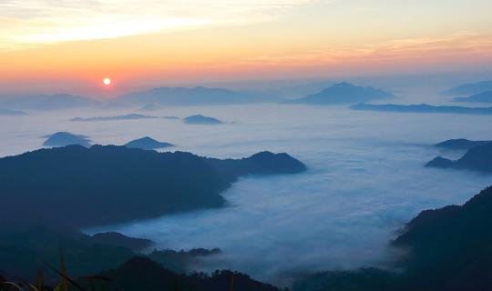 cover Two of us, three of them, three seas of fog with one rented motorcycle @ Phu Chi Fa, Phu Chi Dao, Doi Pha Tang