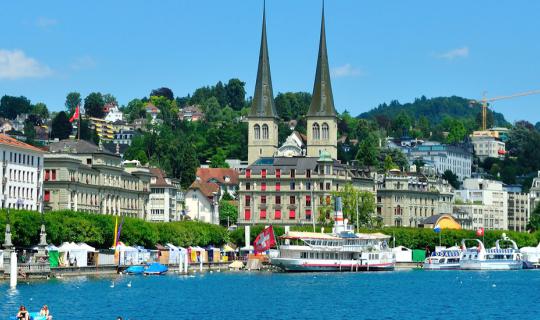 Cover Switzerland, the land of dreams... following the footsteps of the fa...