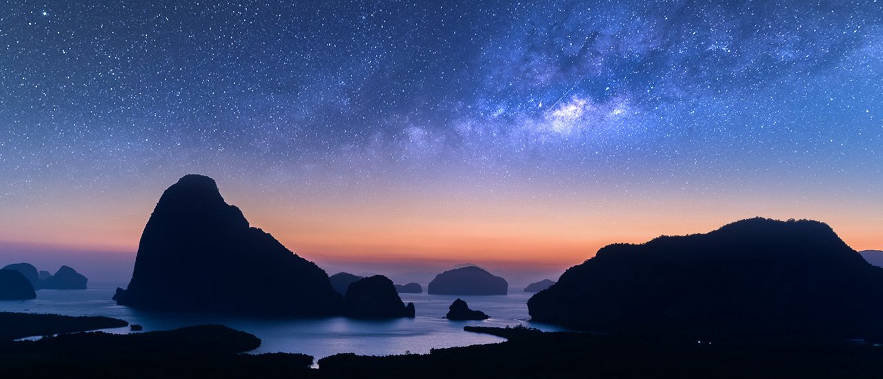 cover "Samed Nang Chee" and "The Milky Way"... A new unseen million-star spectacle in Phang Nga Province.