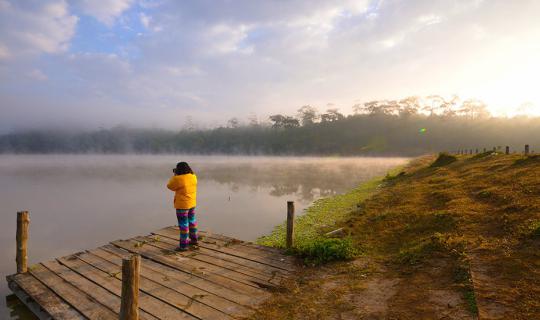 Cover A moment of bliss amidst the mist...Khun Wang Ban Wat Chan Project...