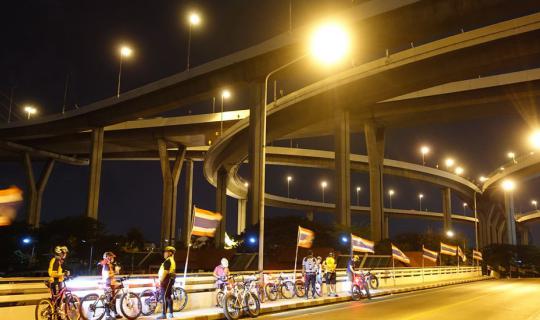 cover Nighttime Forest Ride: Bhumibol 2 Ring Road Bridge, Khlong Lat Pho Drainage Gate, Bang Krachao