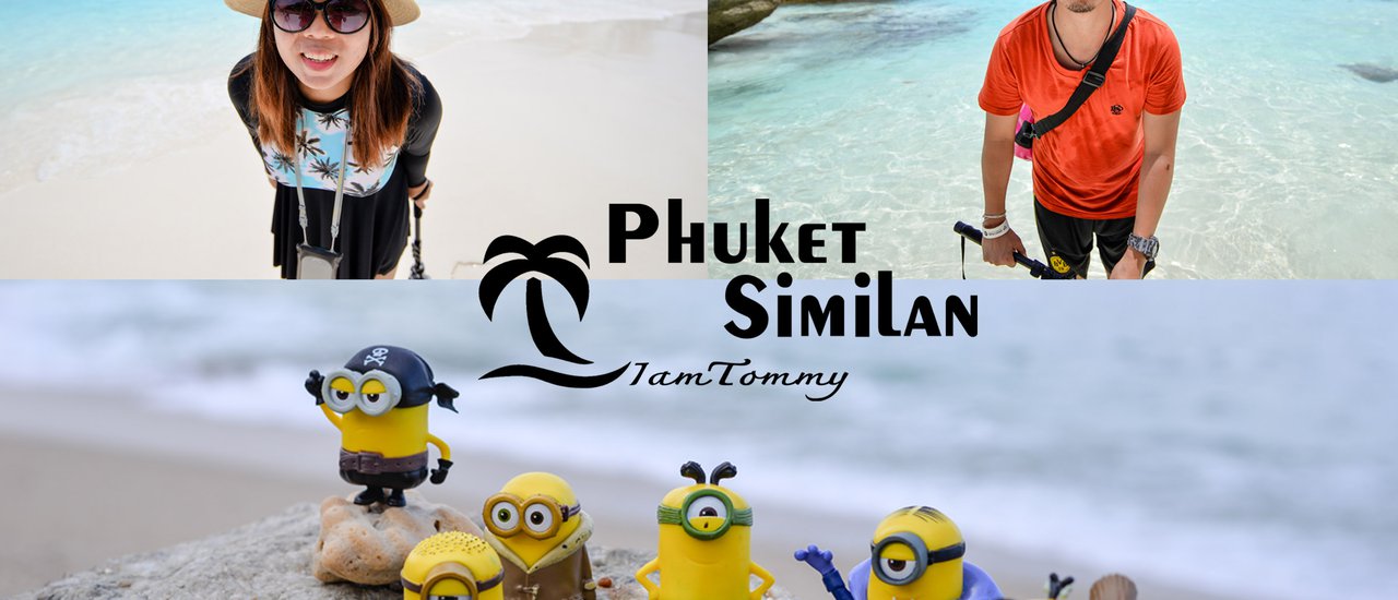 cover Phuket... Similan... The two of us who didn't just go as two.