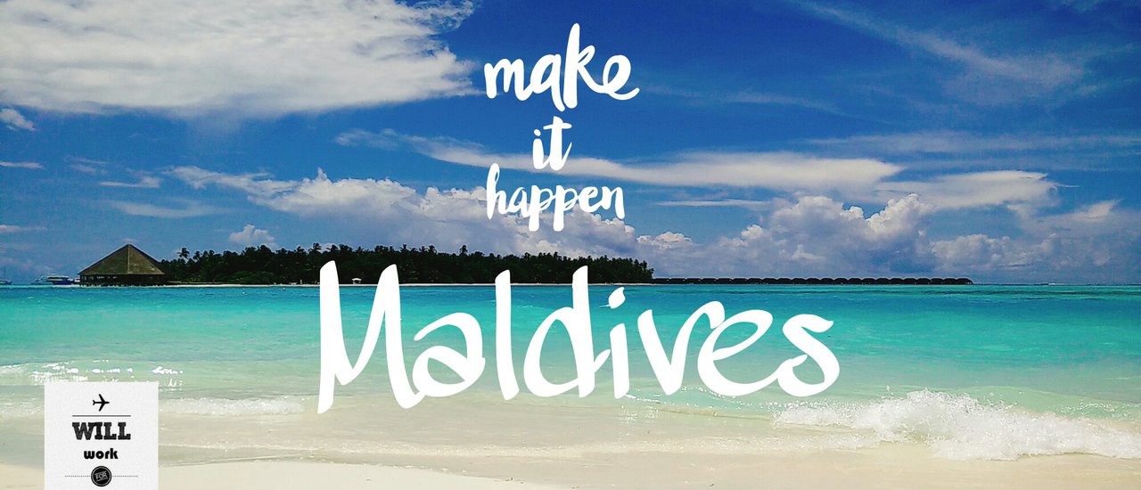 cover Maldives 8 days, I became an islander! Budget 35,xxx No Water Villa, I don't care.