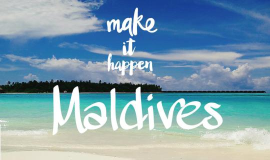 cover Maldives 8 days, I became an islander! Budget 35,xxx No Water Villa, I don't care.