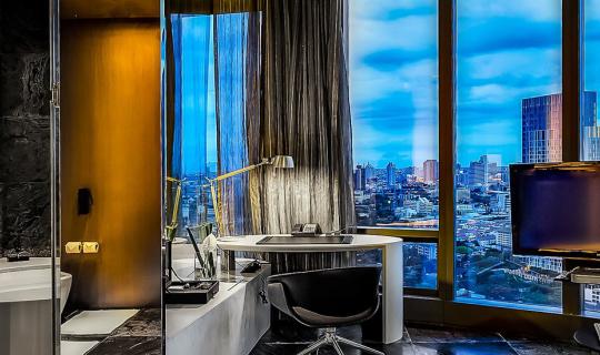 Cover ::: SO/ Sofitel Bangkok and Club Signature Lounge, SO Lofty room, Wa...