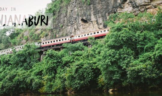 Cover "Exploring Kanchanaburi on a Rainy Day: River Kwai Raft Houses - Kra...