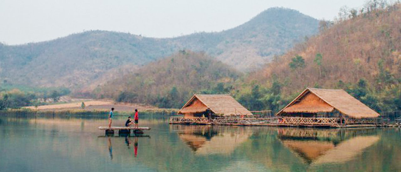 cover Escape the hustle and bustle... and relax at the "Khao Wong Reservoir" in Suphan Buri Province.