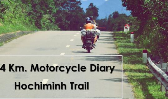 cover 424 km. Motorcycle Diary | Ho Chi Minh Trail