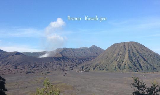 cover Bromo - Kawah Ijen for only 1800 baht, 4 days 3 nights.