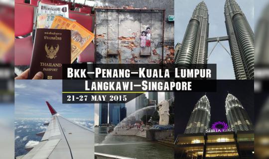 Cover Backpack Penang - Kuala Lumpur - Langkawi - Singapore (Budget 8,000 ...