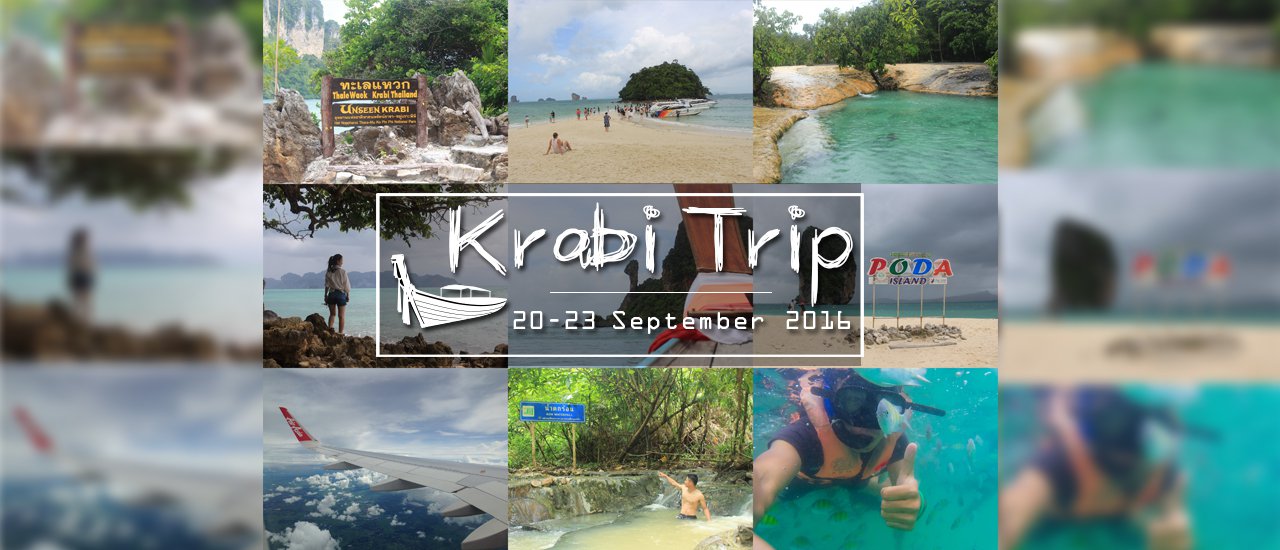 cover Backpack Krabi 4 days 3 nights with free flight!!! (Budget 3,500.-)