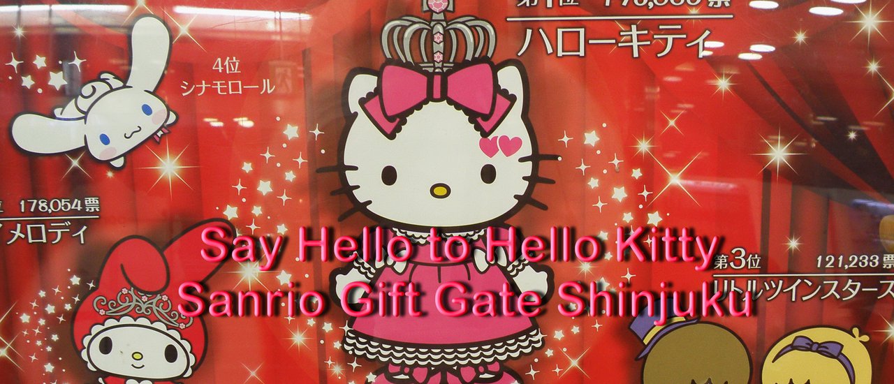 cover Get to know Hello Kitty at Sanrio Gift Gate Shinjuku.