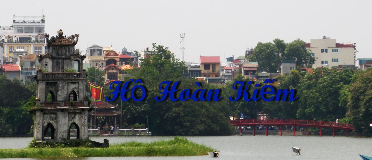 cover Hoan Kiem Lake in the heart of Hanoi.