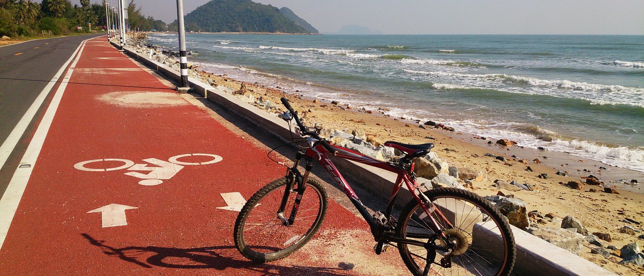 cover Cycling at Sam Roi Yot Beach