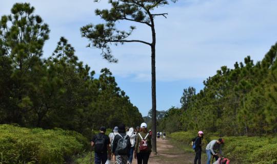 cover "Embrace the backpack, pay for the trip... Khao Kradong, a place you can never visit just once..."