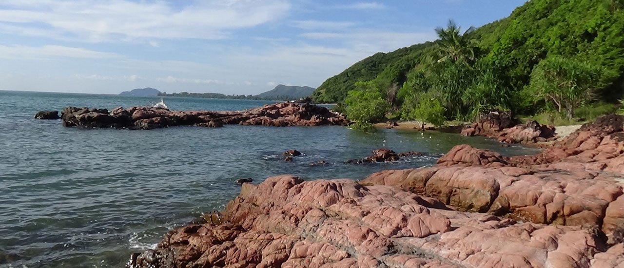 cover Pink stone is located in the Kung Kraben Wildlife Sanctuary, Chanthaburi.