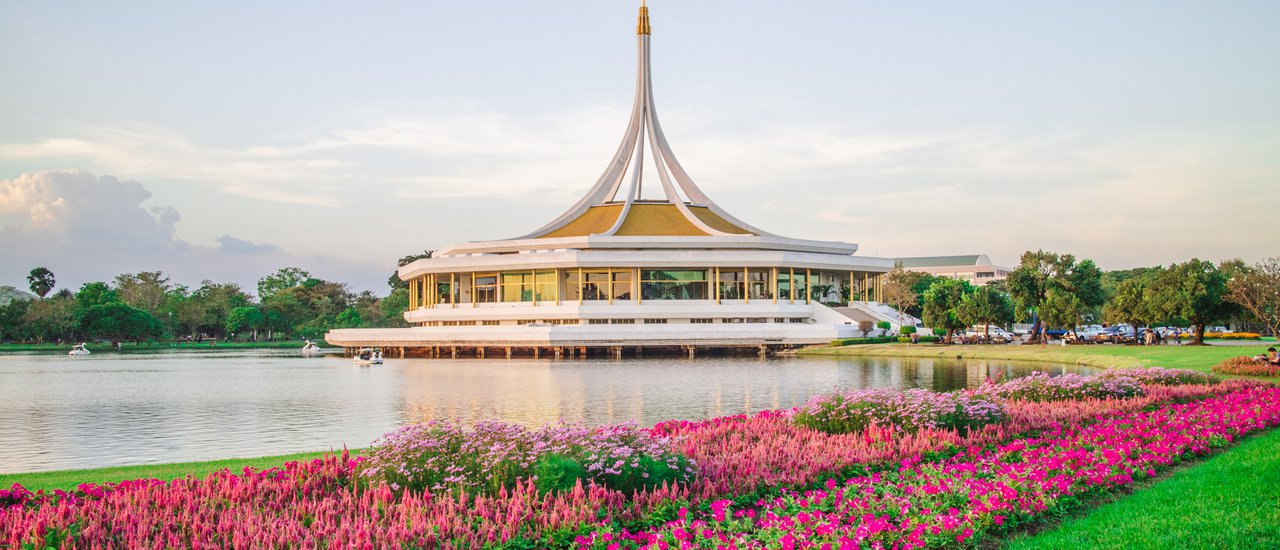 cover Flowers blooming at... King Rama IX Royal Park