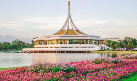 Cover Flowers blooming at... King Rama IX Royal Park...