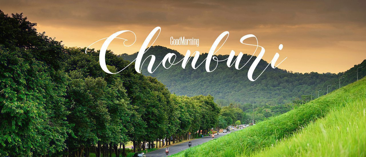 cover "GOOD MORNING CHONBURI” Take Rest, Make Merit, Buy Souvenir ///in factory worker style///
