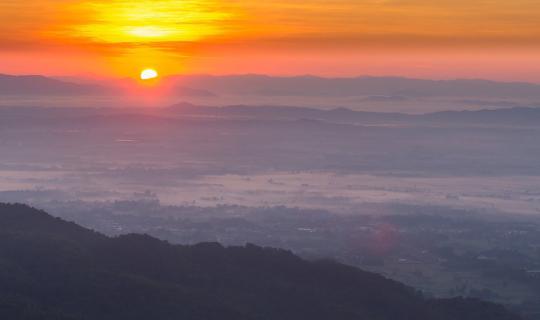 Cover [Sunrise over the roof of the north].. Rising in the north during th...