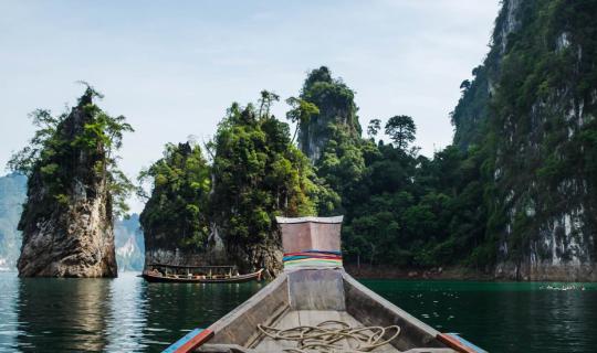 Cover Touching Nature, Disconnecting from the Outside World at Khao Sok, R...