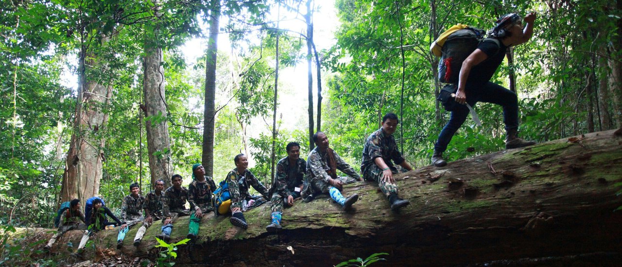 cover Jungle of Klong Nakha, Choen Mine, Ton Pahn Metre Waterfall, Crossing Cheow Lan Dam - 4 days 3 nights, 85-90 km.