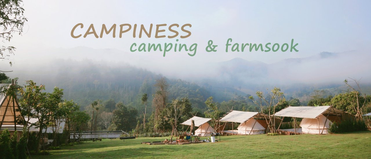 cover CAMPINESS: Camping & Farmsook, a small, happy farm in Chiang Mai