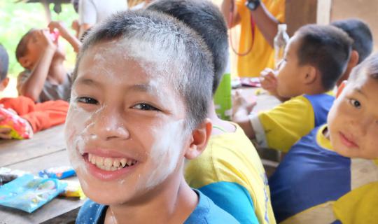 cover "Backpack Hiking Trip to Visit Our Younger Siblings, Project 2" June 24-26, 2016 (Special Class, Ban Laiwo Branch, Ban Kong Mong Tha School)