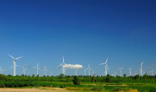 Cover Wind turbine, Ban Huai Bong, Dan Khun Thot District, Nakhon Ratchasi...