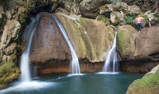 cover Waterfall, Cave, and Mine Exploration: A Relaxing Trip