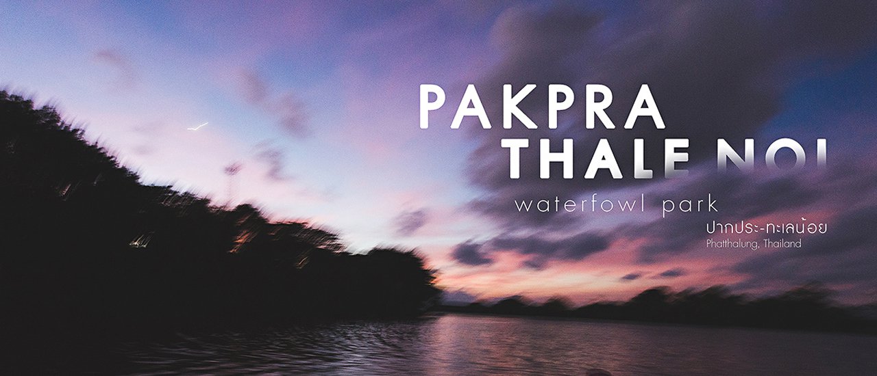 cover Pakpra Canal to Thale Noi, Phatthalung, Thailand.