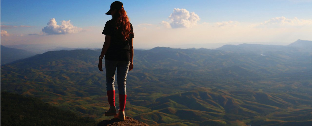 cover Volunteer for Dad's Good Deeds, Hiking in Phu Bak Dai, Building a Firebreak