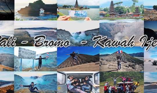 Cover [ ★ ] Bali Borobudur Trip .. Trek Mount Kawa Ijen ... Climb Mount Br...