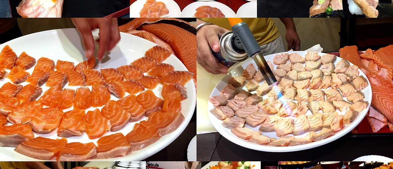 cover Japanese Buffet, Fresh Salmon 399 Baht