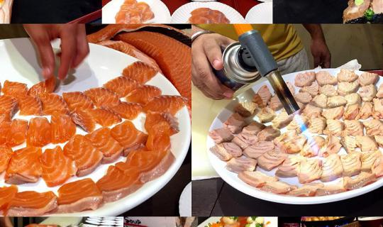 cover Japanese Buffet, Fresh Salmon 399 Baht