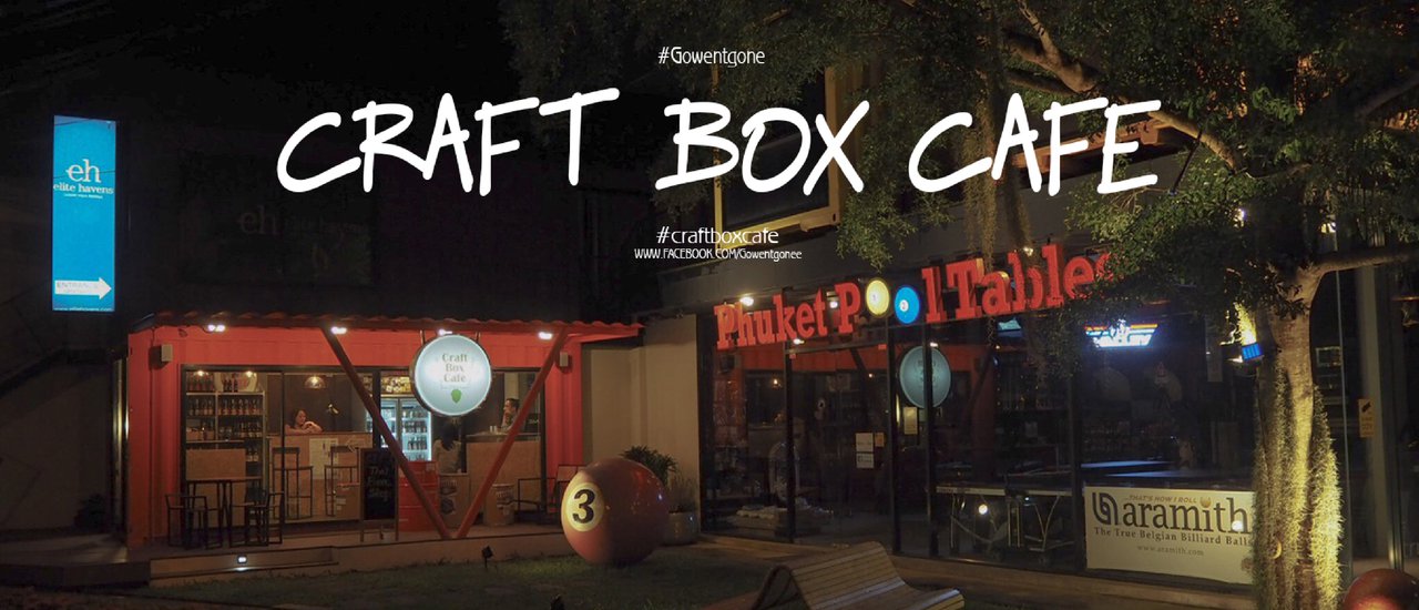 cover 16:9 Craft Beer "Craft Box Cafe" - Phuket