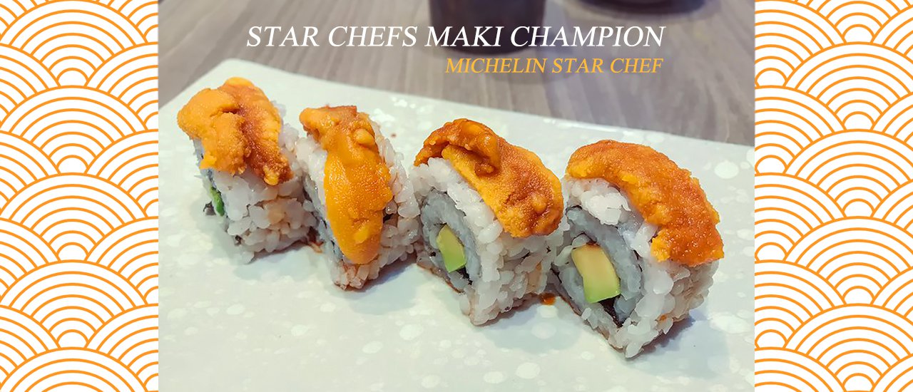 cover Indulge in Michelin-Starred Uni Maki at Star Chefs Maki Champion

This sentence invites you to savor the exquisite taste of uni maki, a dish awarded the prestigious Michelin star, at the renowned Star Chefs Maki Champion restaurant.